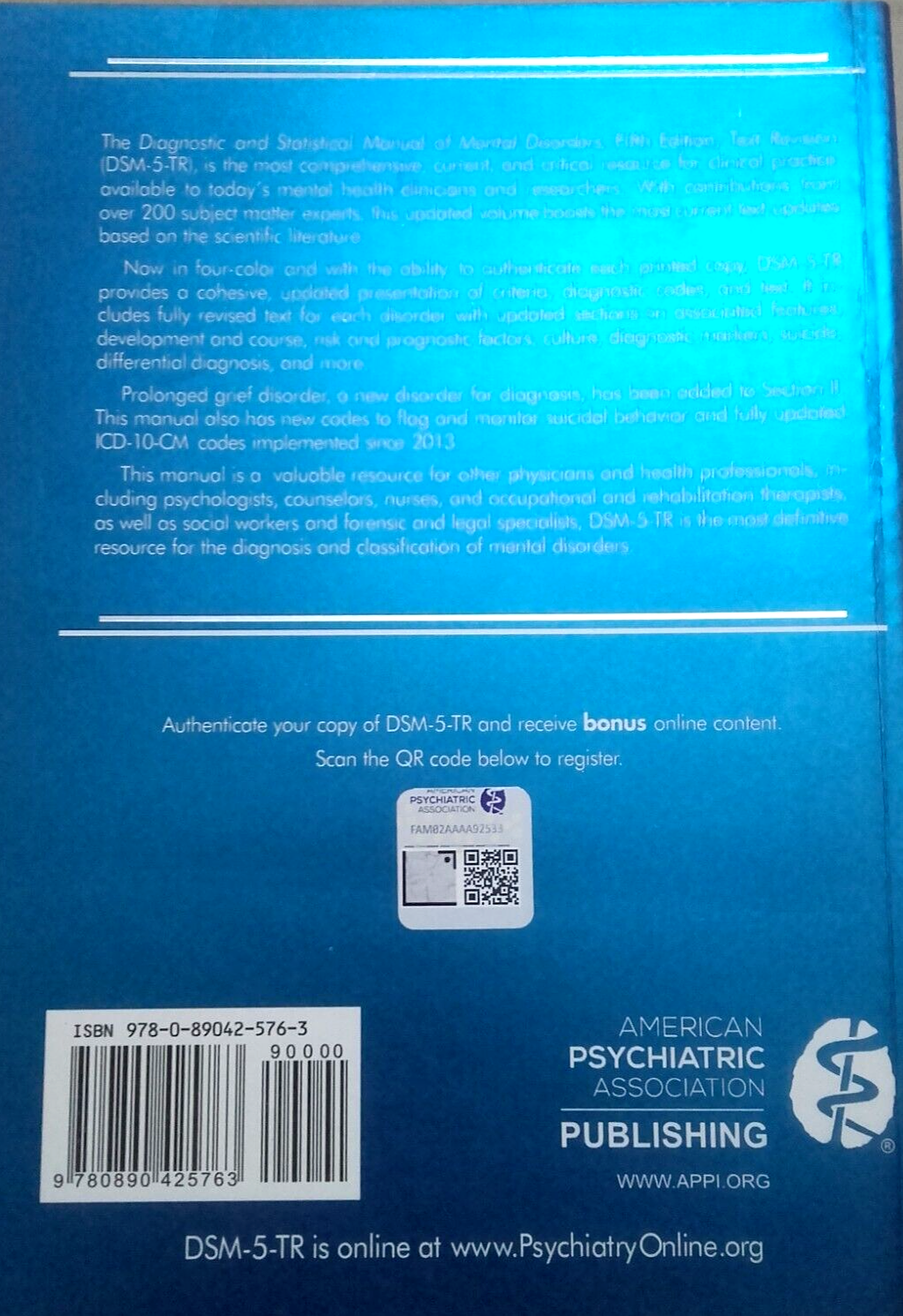 DSM-5 TR Paperback+DESK reference from DSM-5-TR 5th Edition Paperback 2022-COMBO