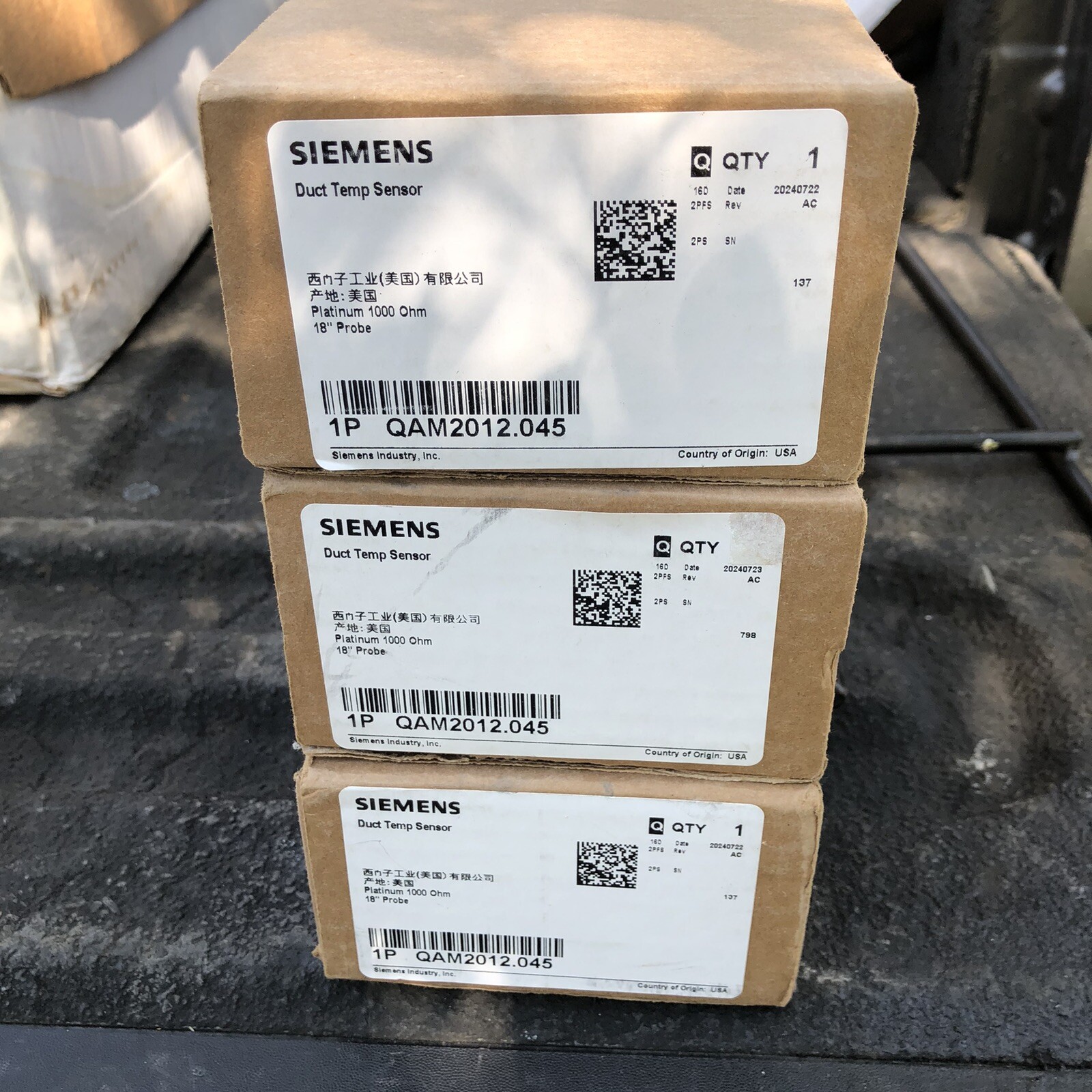 QAM2012.045 Siemens Duct Temp Sensor NEW IN BOX