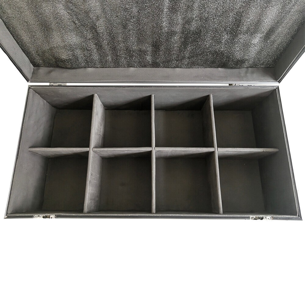 Flight Case with Wheels Pack 8pcs Indoor LED Par Light Empty Road Case US Stock