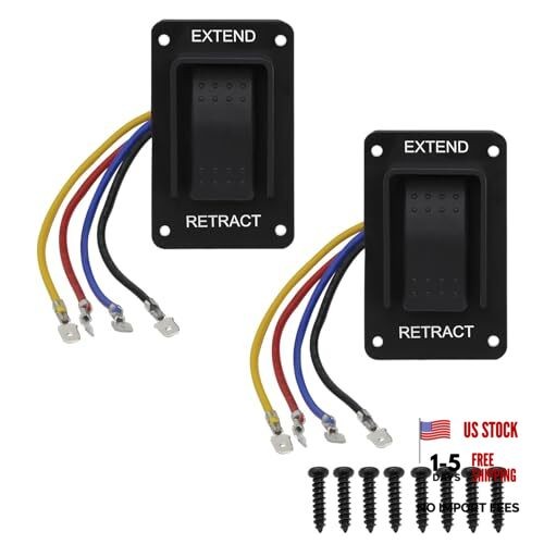 387874 Replacement Power Stabilizer Extend/Retract Switch with 387874 2pack