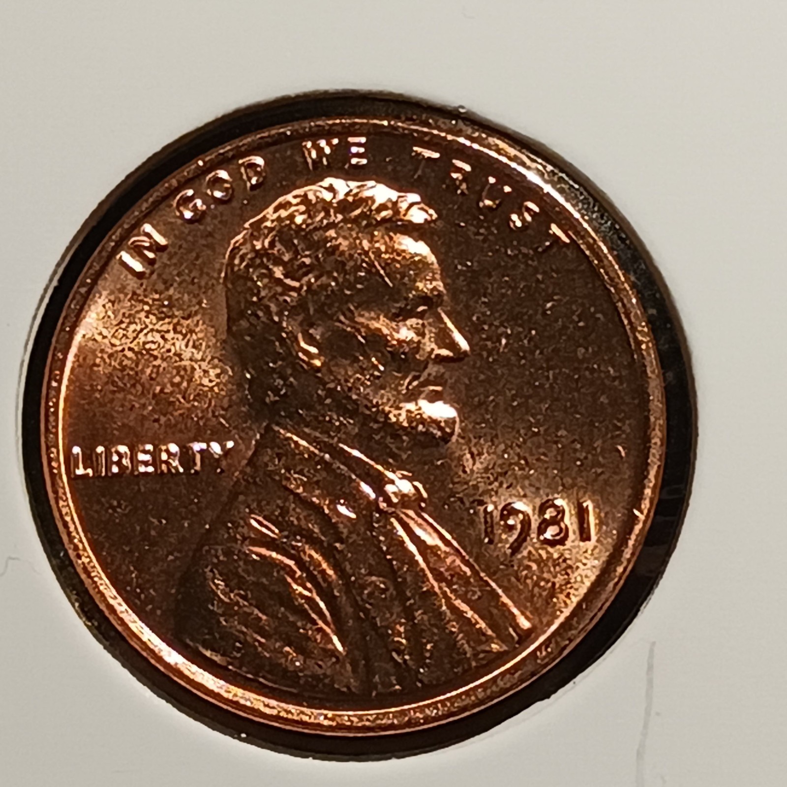 1981 P - Lincoln Cent BU