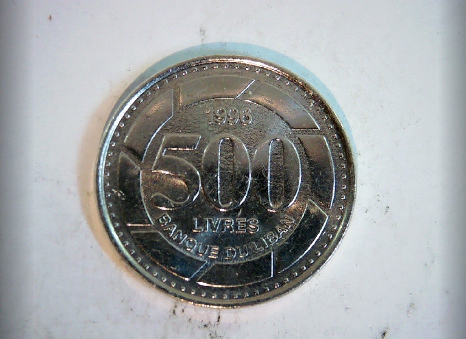 Lebanon 1997 500 Livres Coin