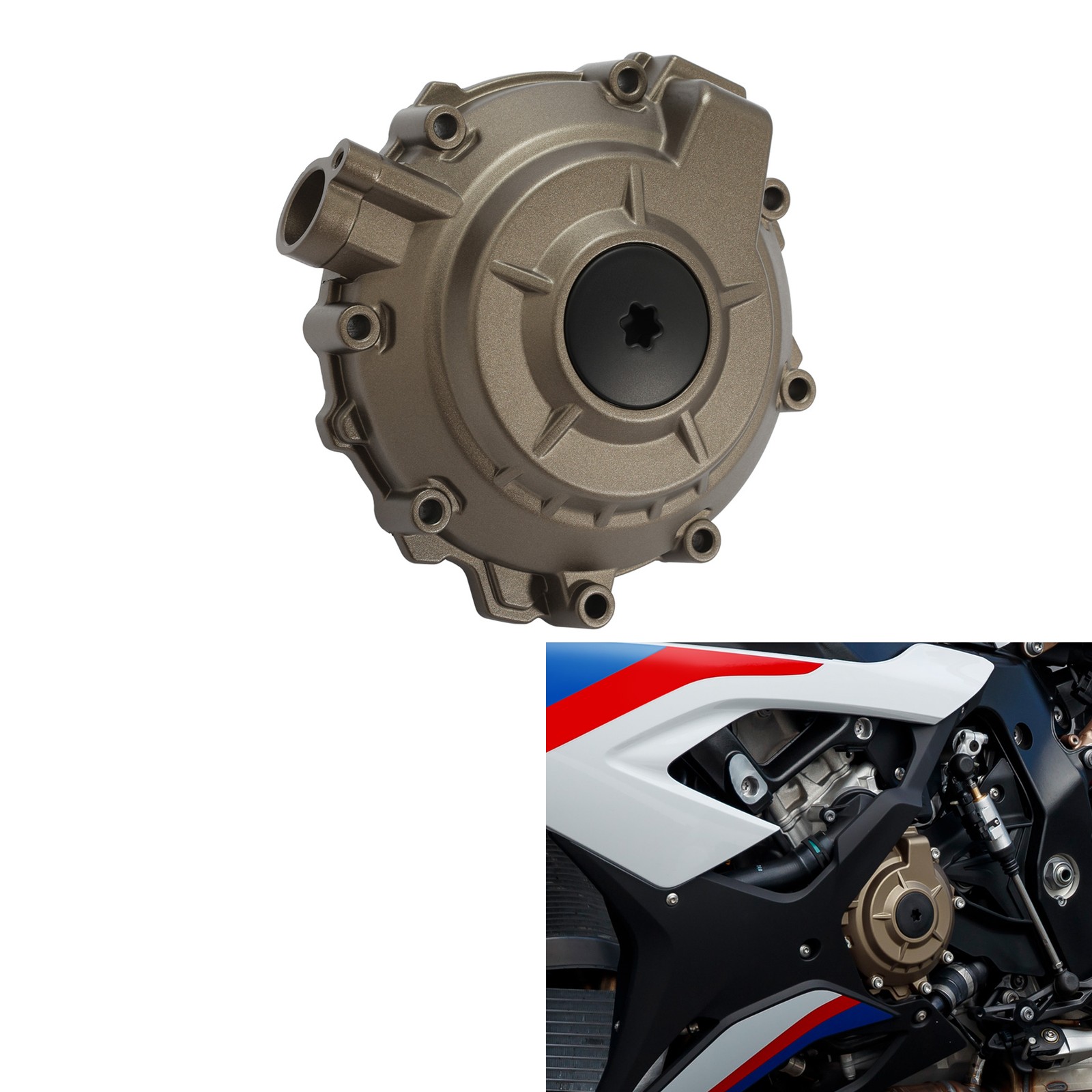 Engine Stator Cover Crankcase Fit For BMW S1000 RR S1000RR 2019-2025