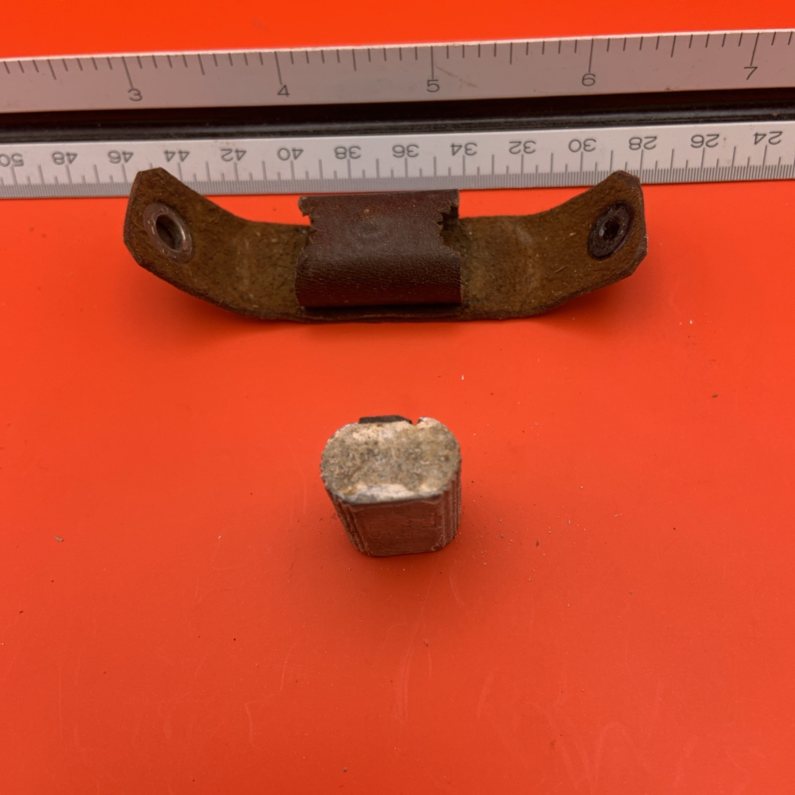 Vintage Pocket Pencil Sharpener & Leather Pouch