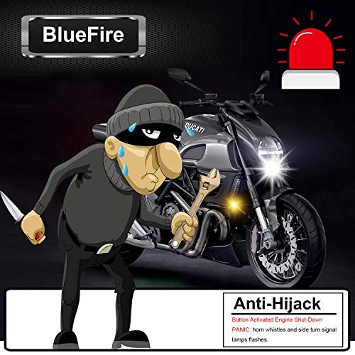 Upgraded Motorcycle Security Kit Alarm System Engine Start Arming Disarming