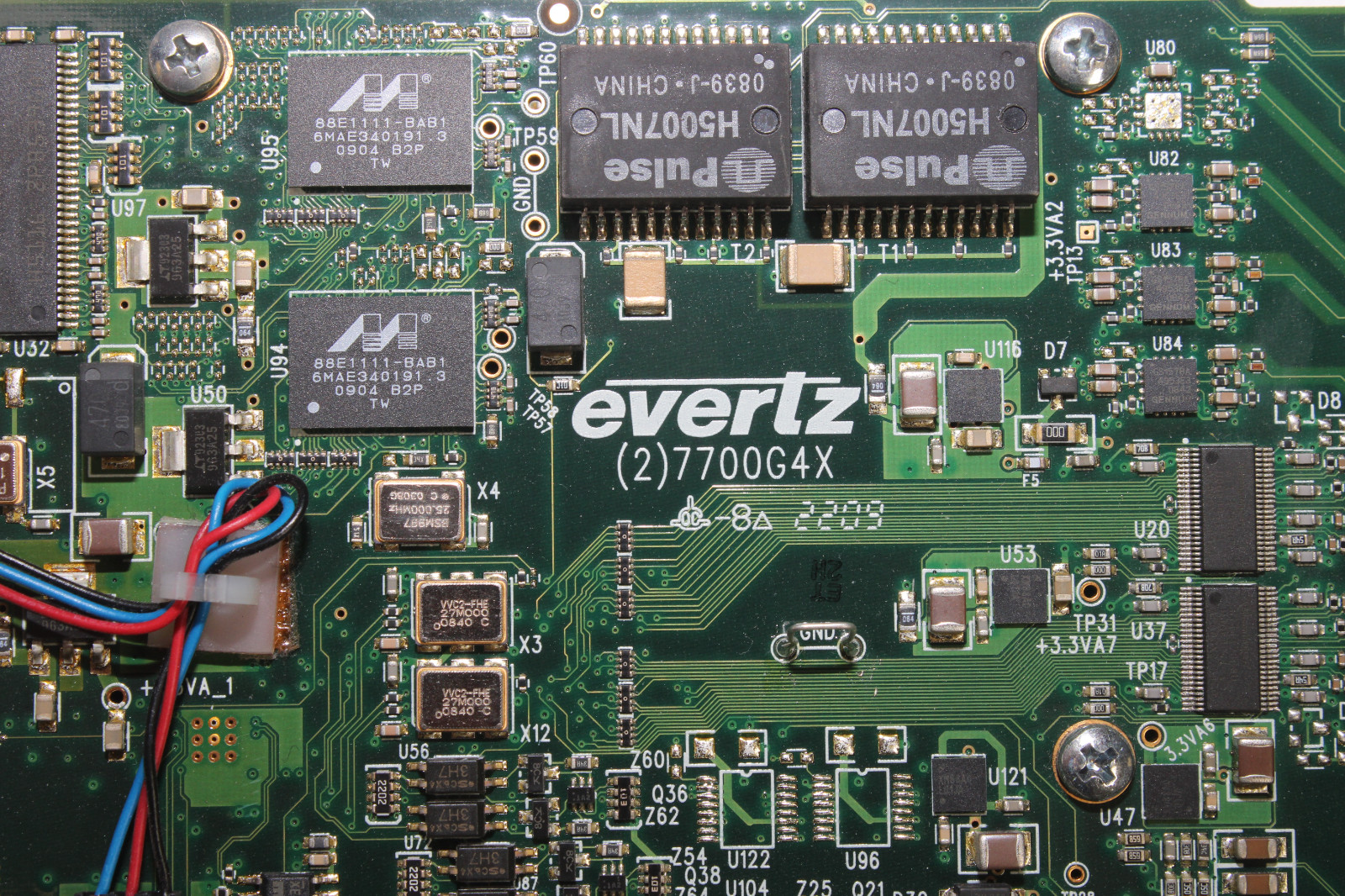 Evertz 7867VIPA16-DUO-HS-DIN HD/SDI/SD Multi Image Display Processor Multiviewer