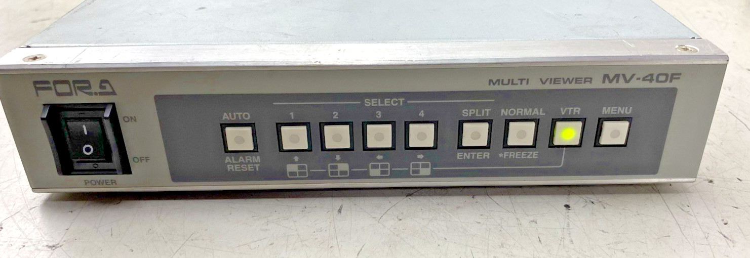 For-A MV-40F Quad-Viewer Multi Viewer w/ Power Cable
