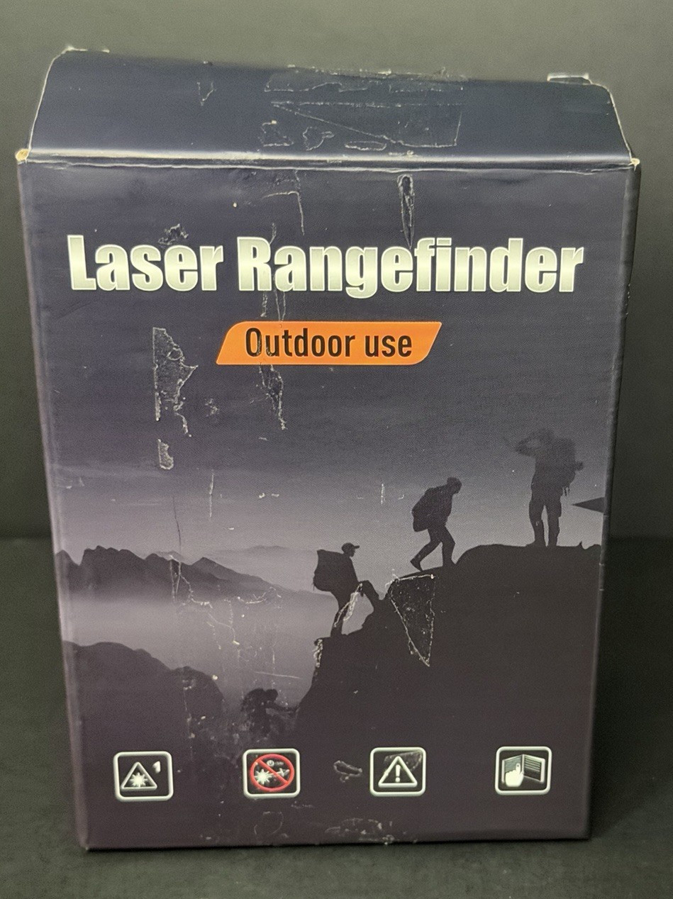 Lab8 Outdoor Laser Rangefinder-Works great-Missing Strap-Box wear.