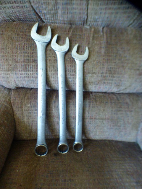 PROTO Combination Wrench Set 1 1/16", 1-1/8 in & 1-1/4 in Combo Wrenches 12PT