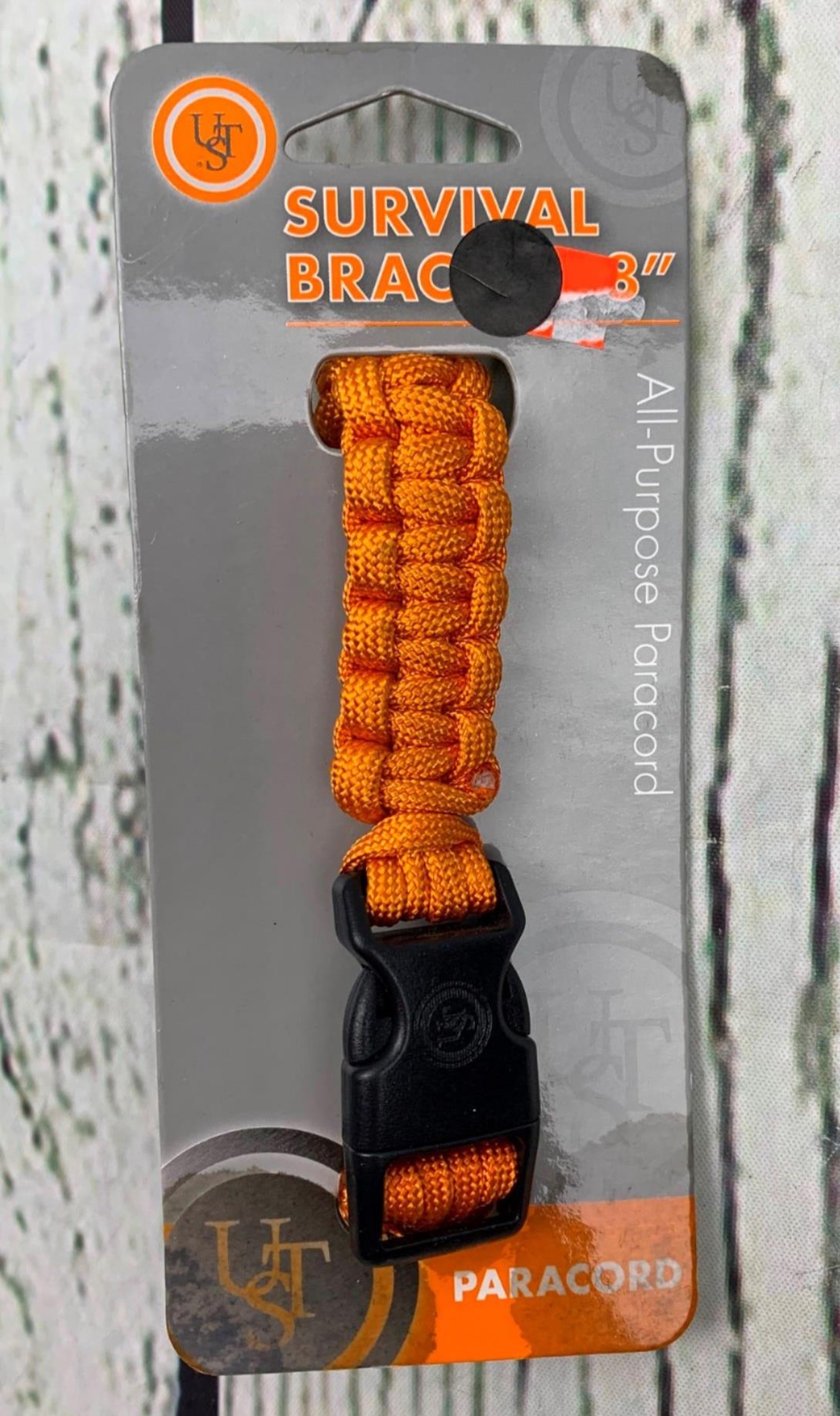 Survival Bracelet Yellow 8 Inches Survival Gear Outdoor
