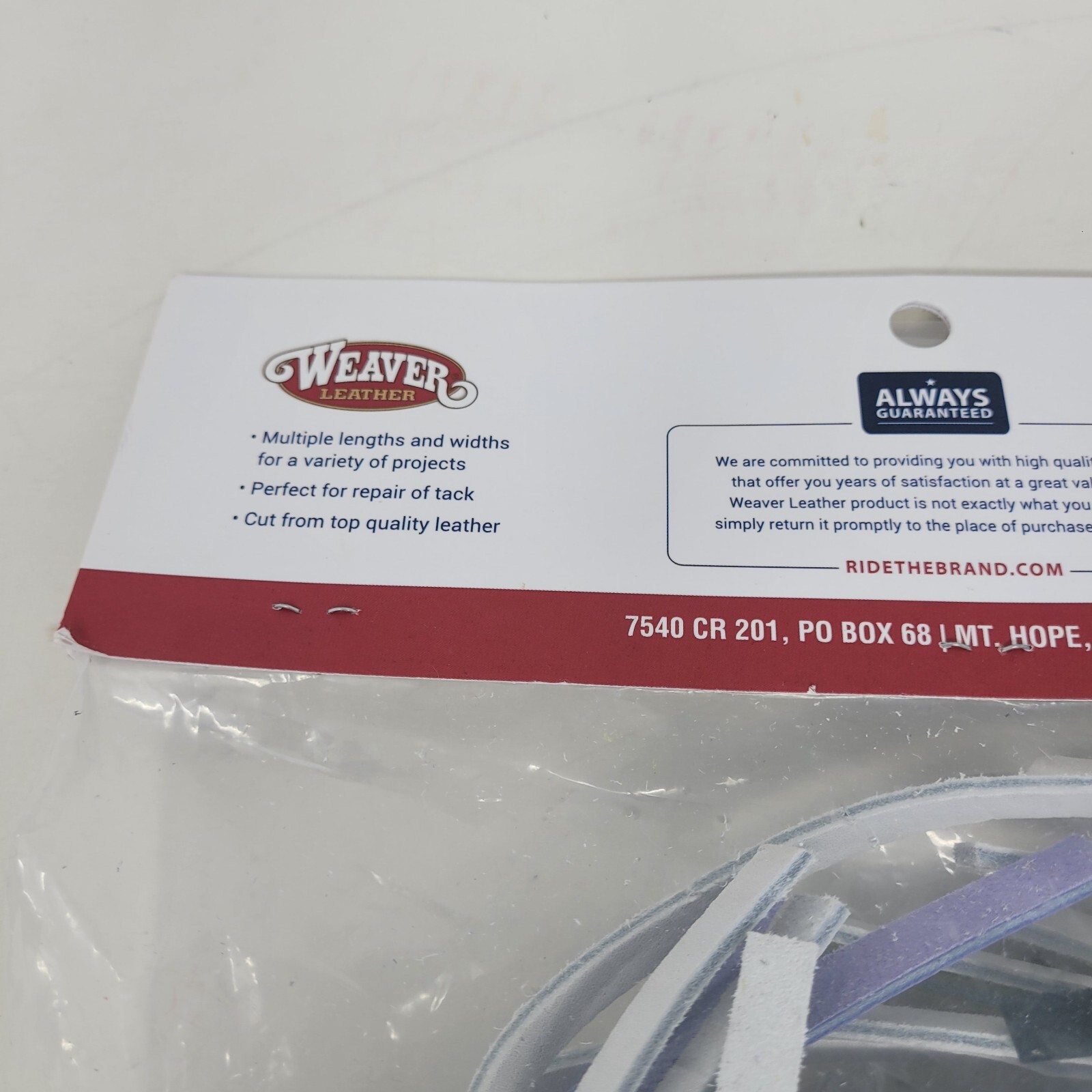 Weaver 1 Lb Leather Working Laces, Mostly White, PERFECT Assortment for Dyeing!