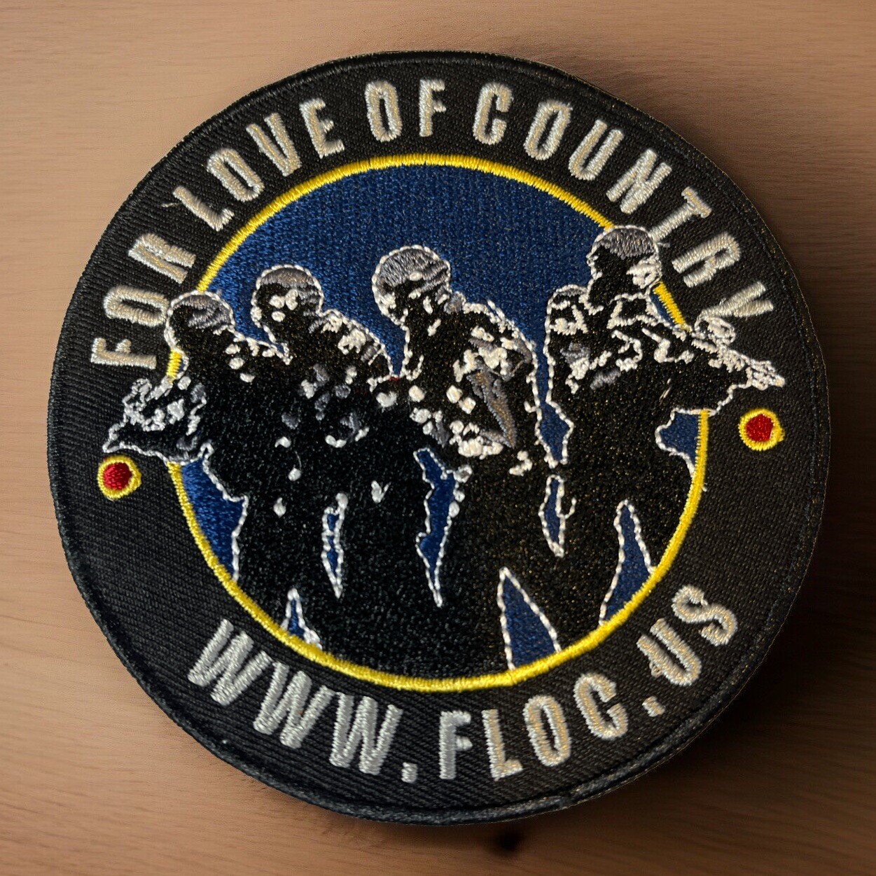 For Love of Country FLOC Patch 4" Military Pride Collectible Surplus USA