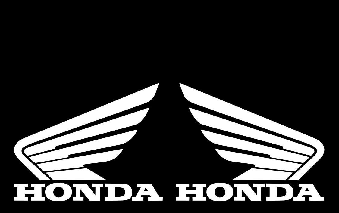 2x HONDA WINGS VINYL DECALS Custom Sticker Racing Car ATV MX Truck Motorcycle