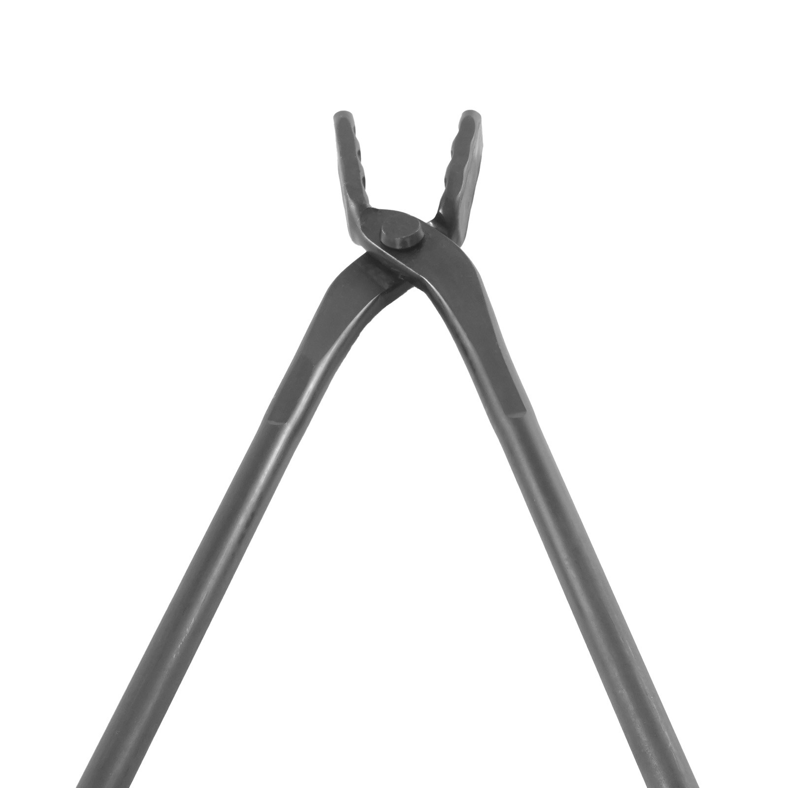 Blacksmith Carbon Steel Tongs 4pcs Flat V Bit Blade Wolf Jaw Forging Tool Set
