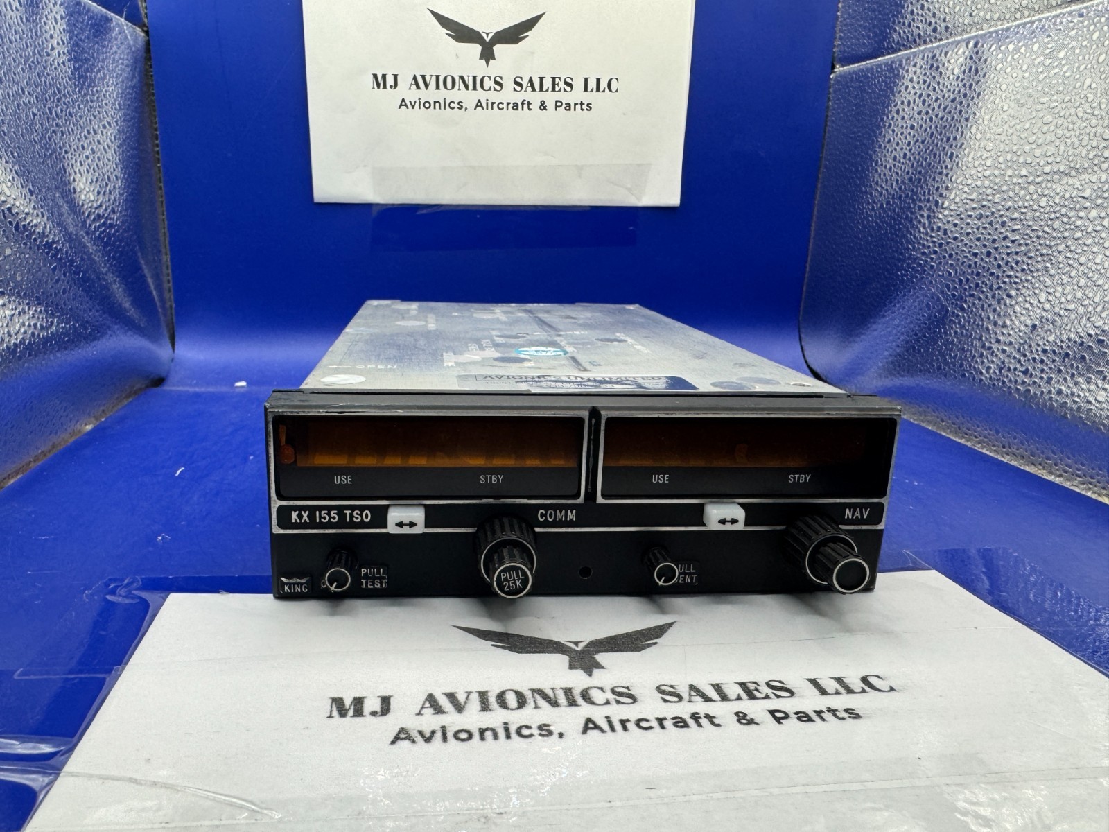 BENDIX/KING KX 155 P/N 069-1024-01  14 VDC WITH GLIDE/SLOPE WITH FAA FORM 8130-3