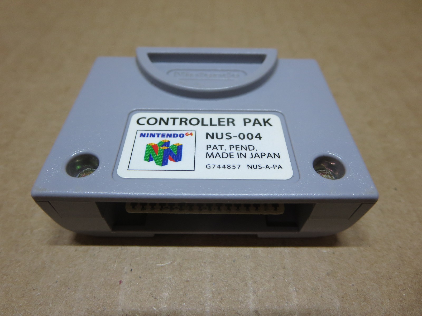 Nintendo64 Memory Card Pak Controller Pack NUS-004 Tested Working Contains Saves