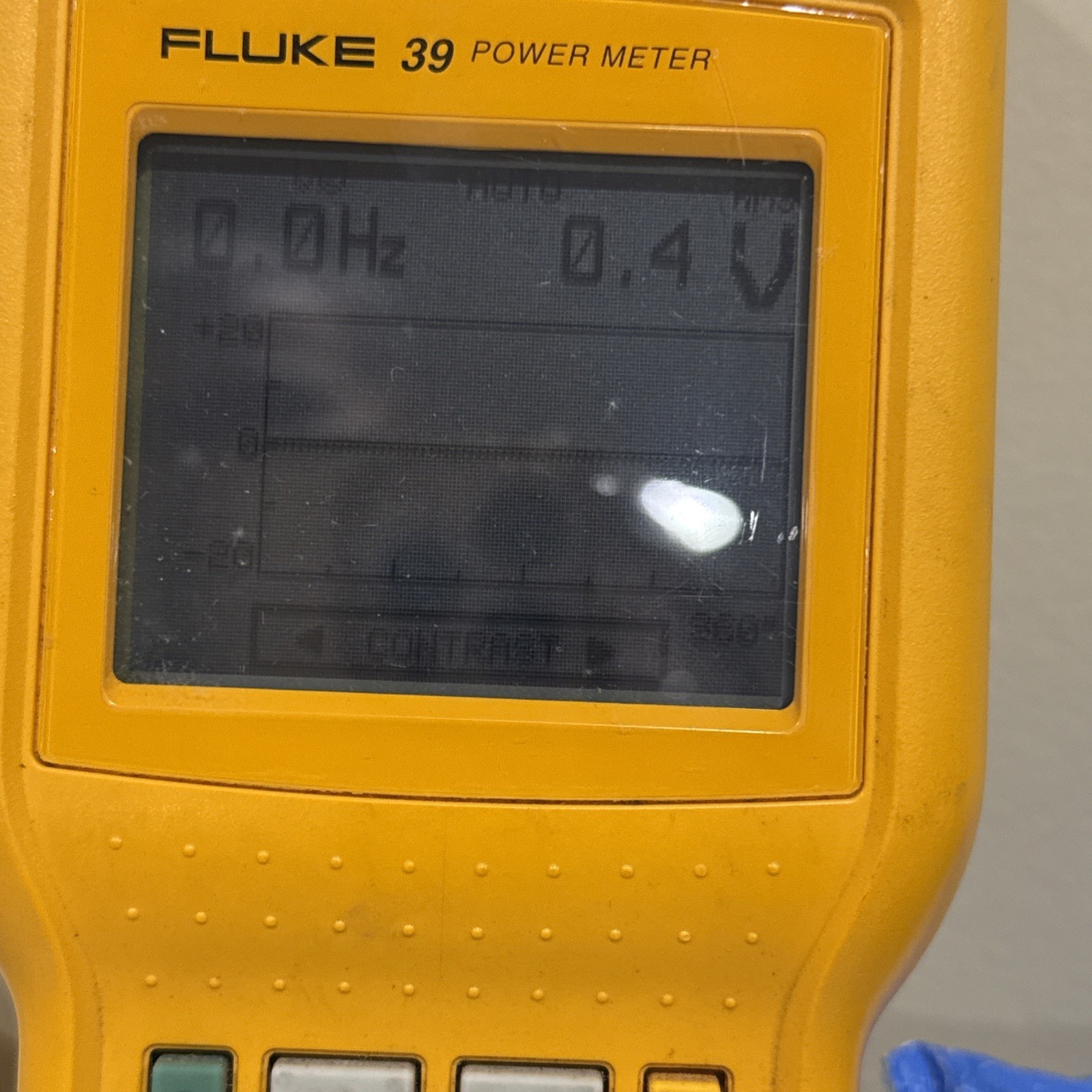 Fluke 39 Power Meter Harmonics Analyzer Powers On Untested No Leads Clamps