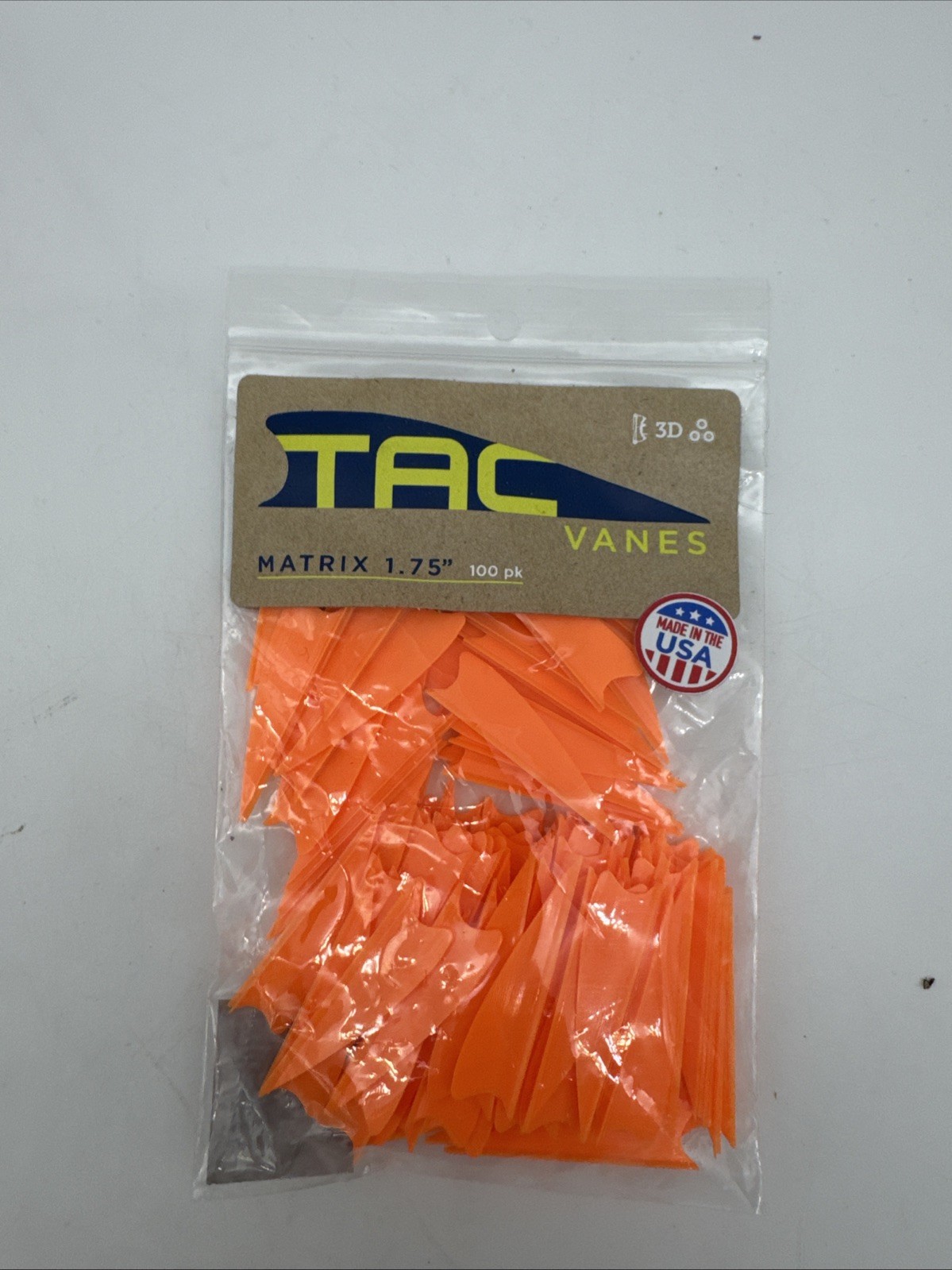TAC Vanes Matrix 1.75" 100pk Orange