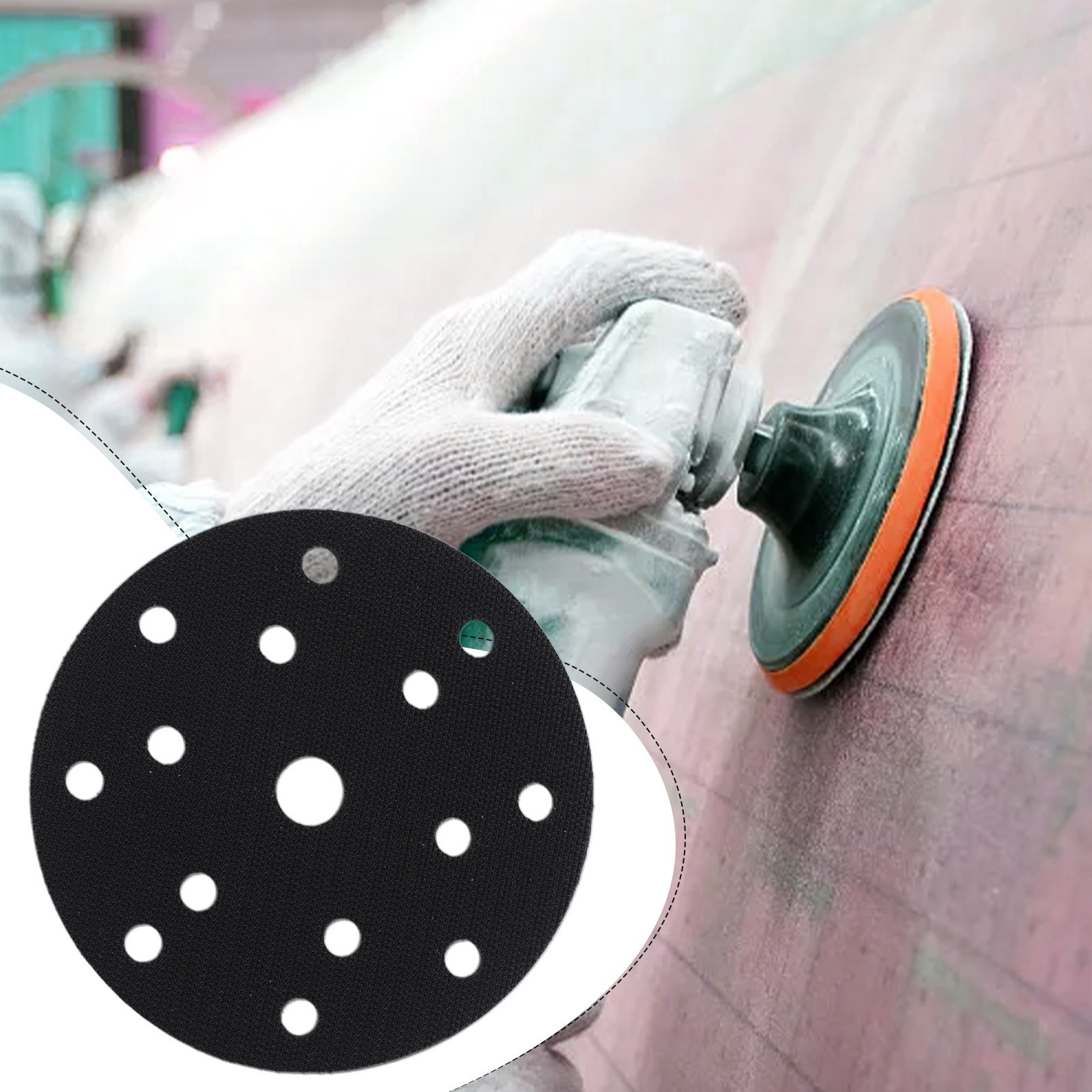 Sponge Interface Pad 1pcs 6inch Buffer Pad For Sander Polishing Grinding