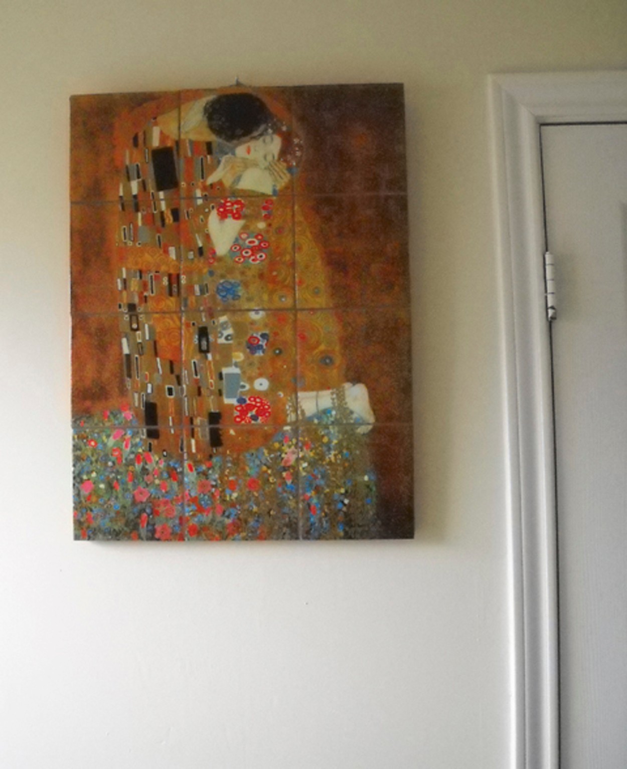 Art Mural Tumbled Marble Klimt Backsplash Bath Tile #33