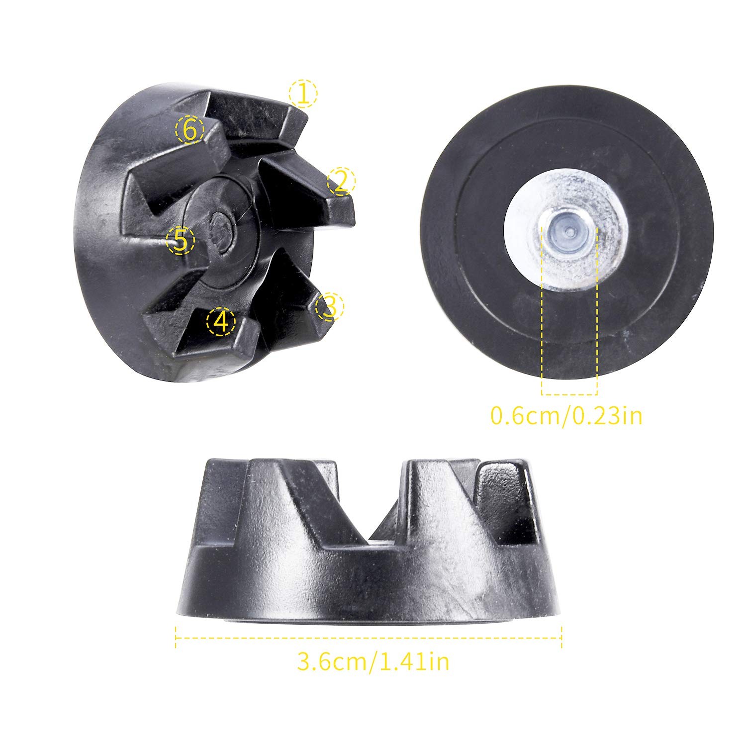 Blender Drive Coupling 9704230 with Spanner Kit, Replacement Parts for KSB5WH...