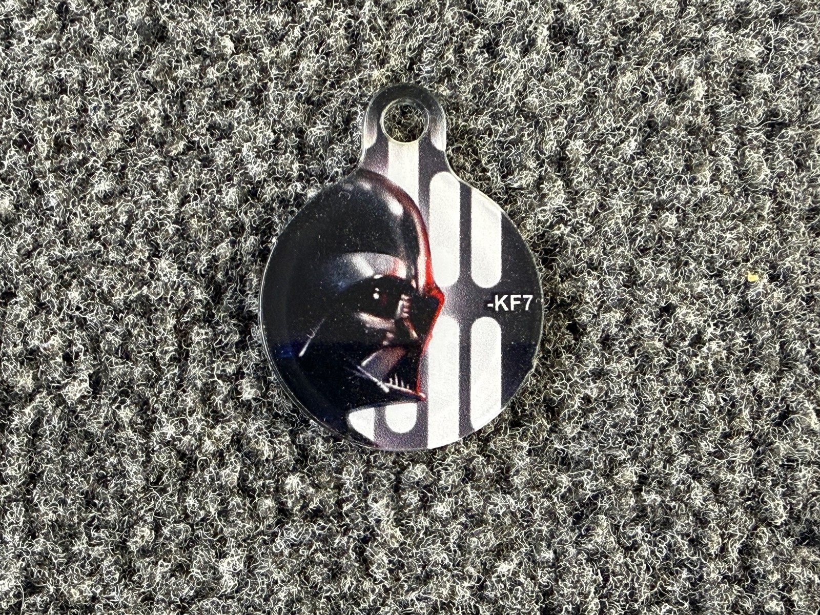 Stern Star Wars Pinball Machine Playfield Plastic Promo Key FOB -KF7 NOS