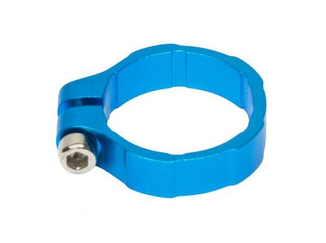 Liquid Hose Clamp Blue Aluminum 1/2" OD Hose Clamp Re-Usable