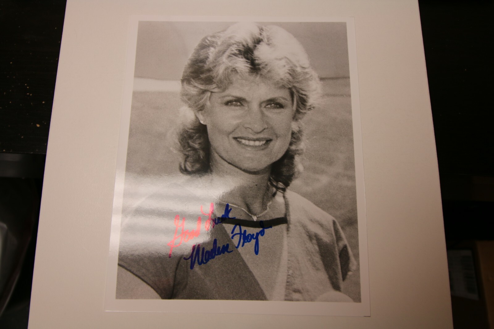 GOLF SIGNED HEADSHOT PHOTO PGA MARLENE FLOYD VERY RARE AMERICAN GOLF PRO