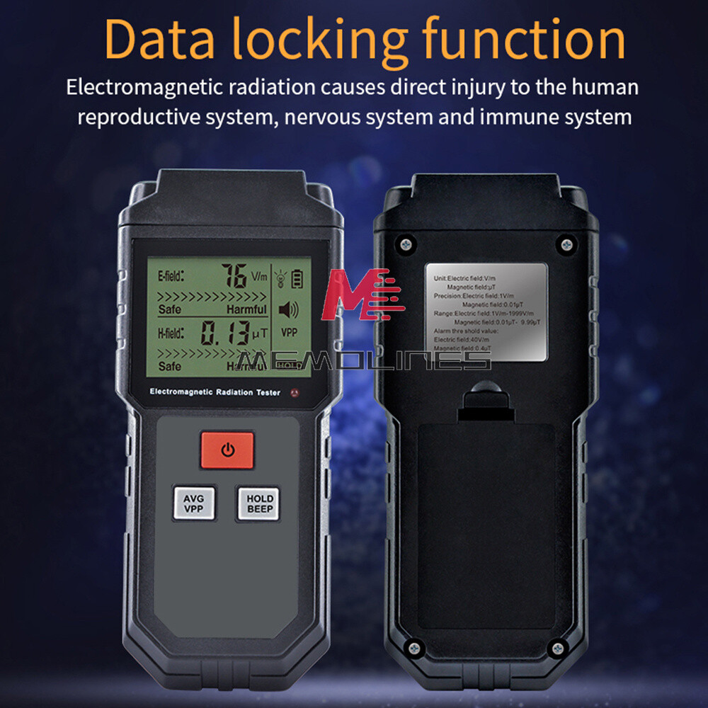 ET825 Electromagnetic Field Radiation Detector Tester Emf Meter Dosimeter Meter