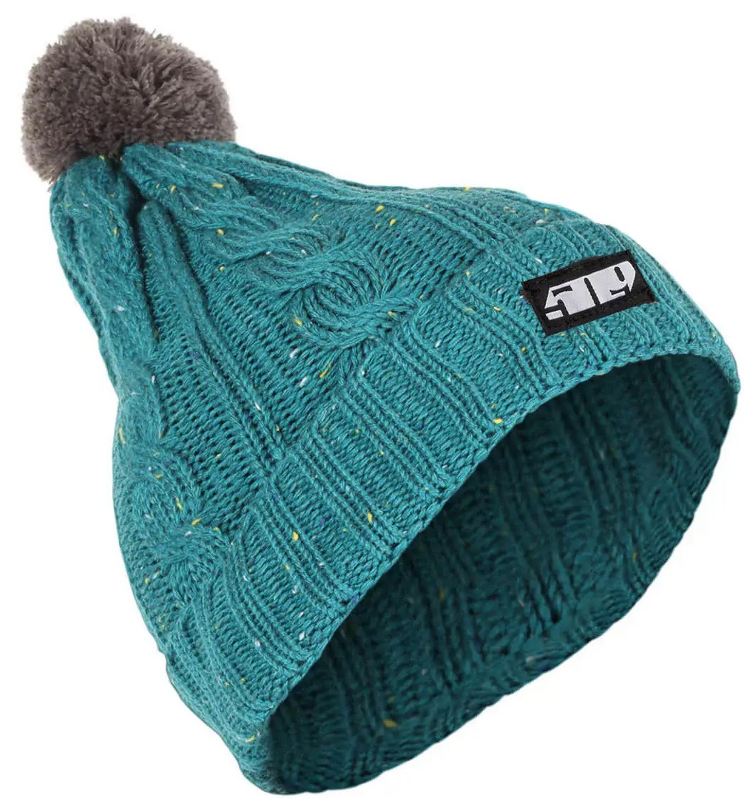 509 Fleck Pom Beanie Hat