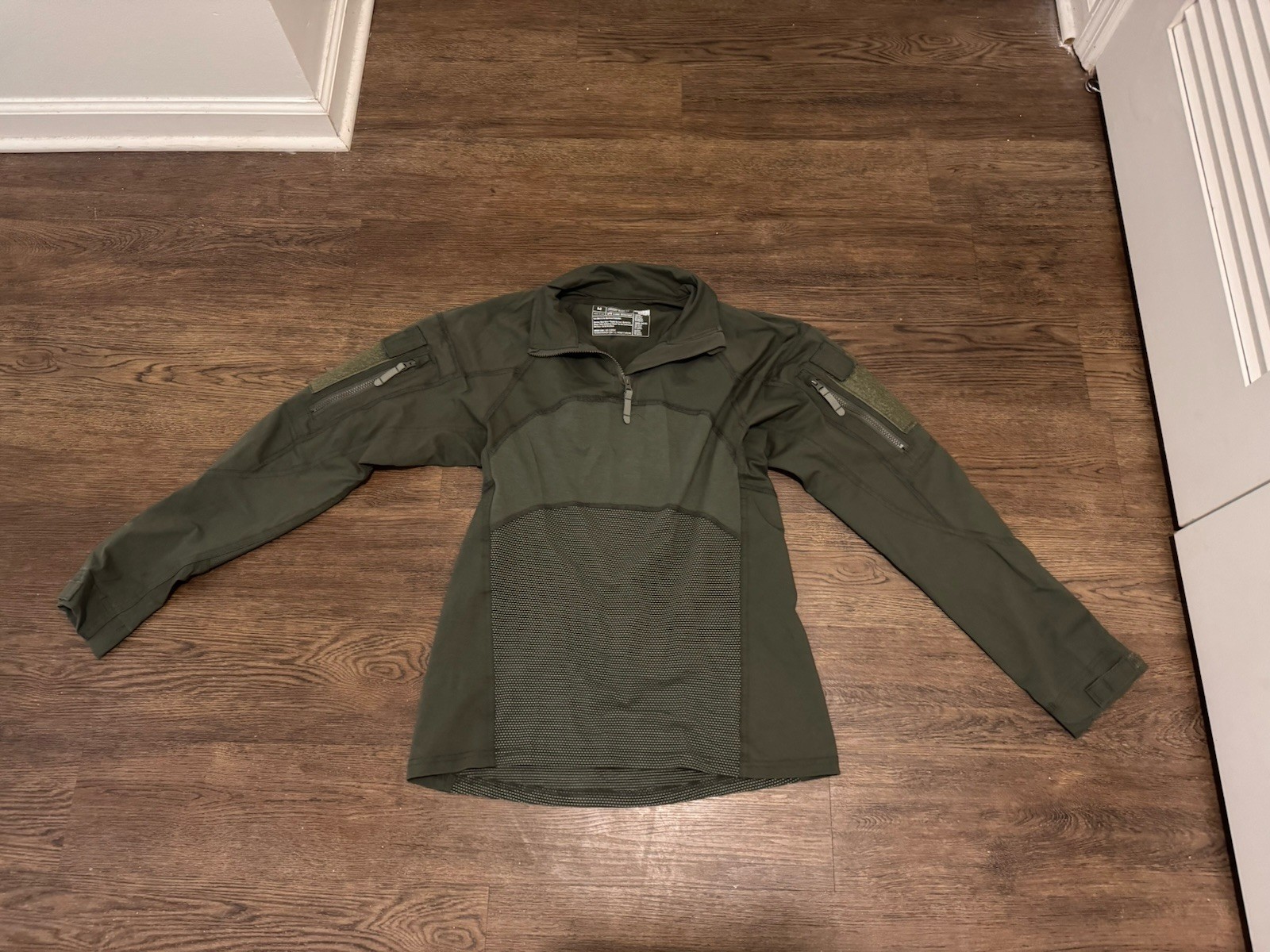 OLDGEN MASSIF Navair Combat Shirt Flame Resistant Small Sage Green FR SOF CAG