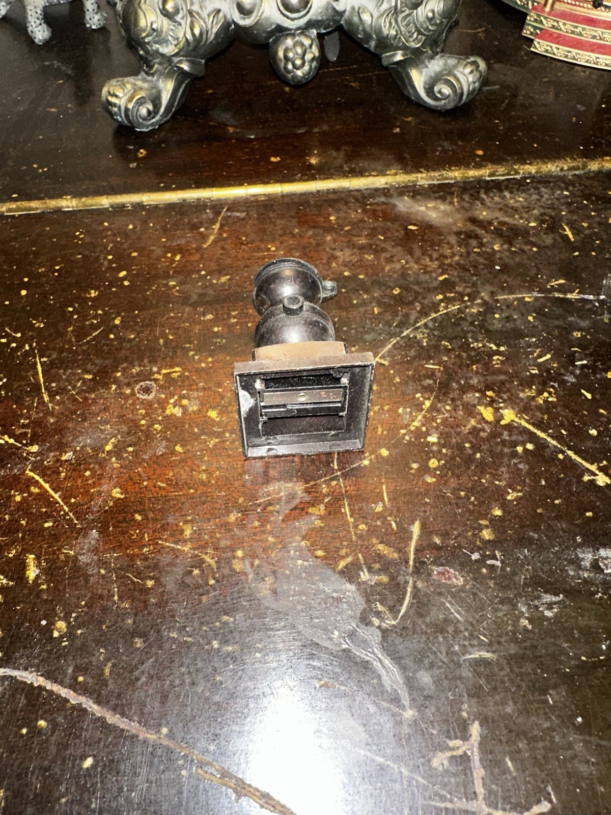 Vintage Die Cast Metal Pencil Sharpener
