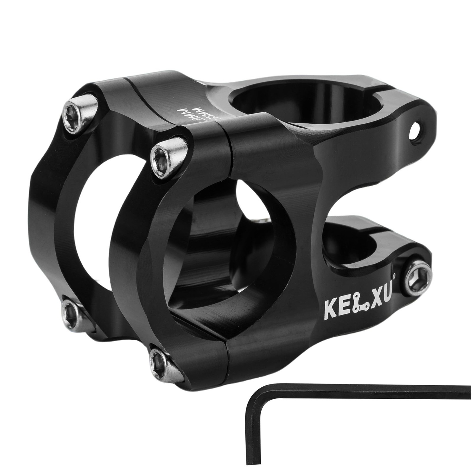 Kelxu Bike Stem 31.8 Lightweight CNC Aluminum Alloy Short MTB Stem 35mm Handl...