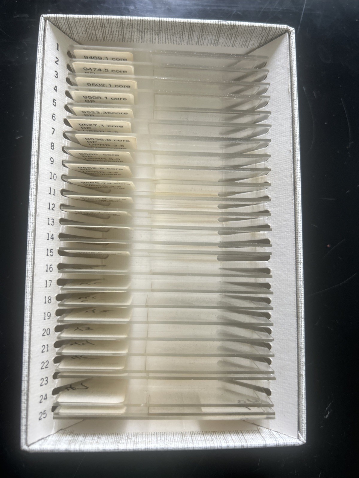 26 Composites Microscope Slides For BP Americas Uprr 35