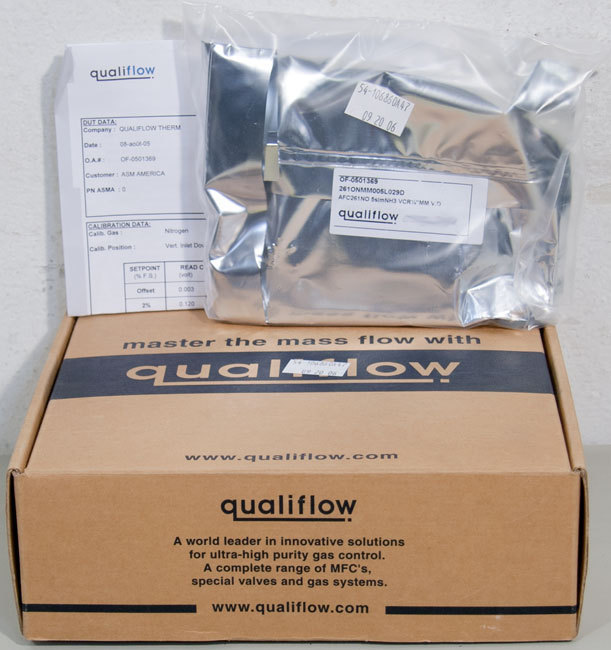NEW Qualiflow AFC 261 NH3 5 slm Mass Flow Controller MFC ASM PN: 54-106860A47