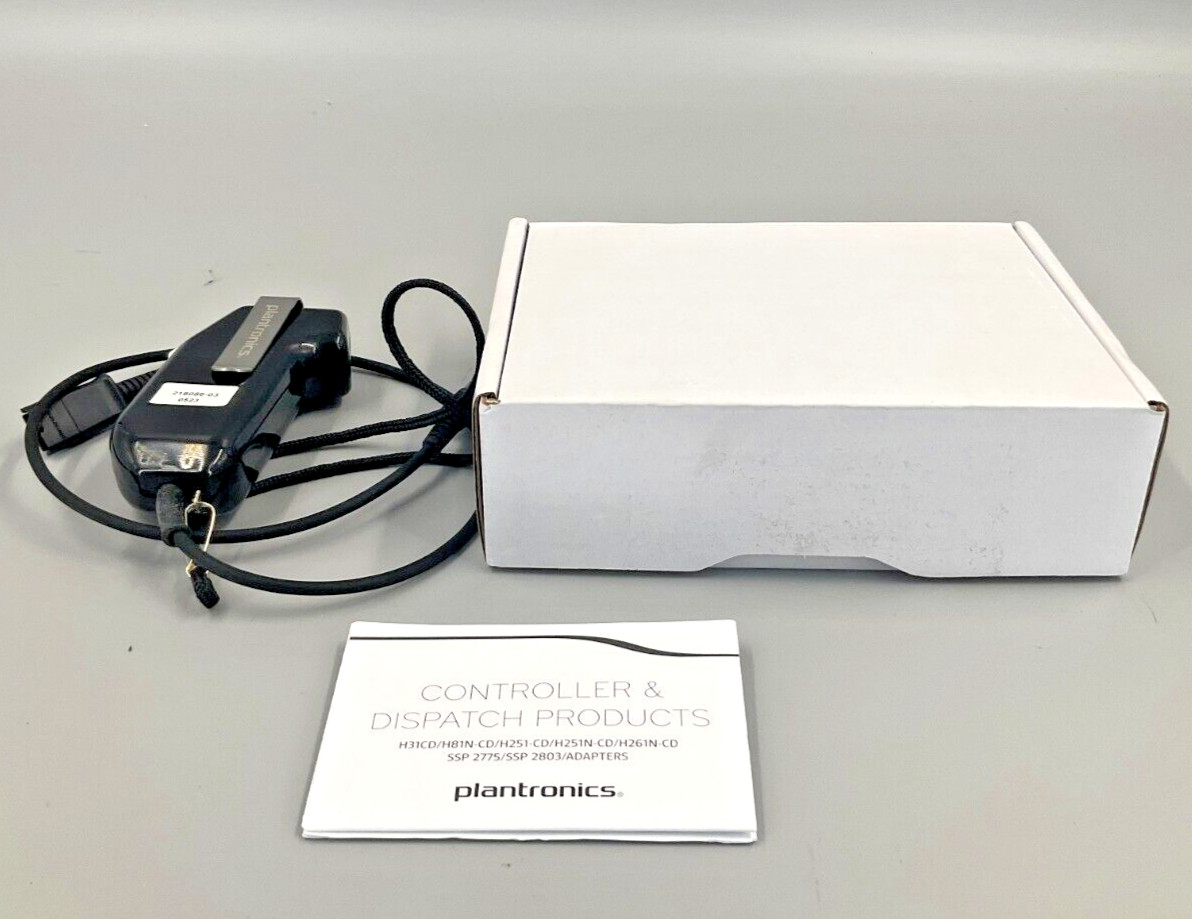 Plantronics PTT Amplifier 216086-03 ❤️ ✅ ❤️ ✅ NEW! OPEN BOX! ❤️ ✅ ❤️ ✅
