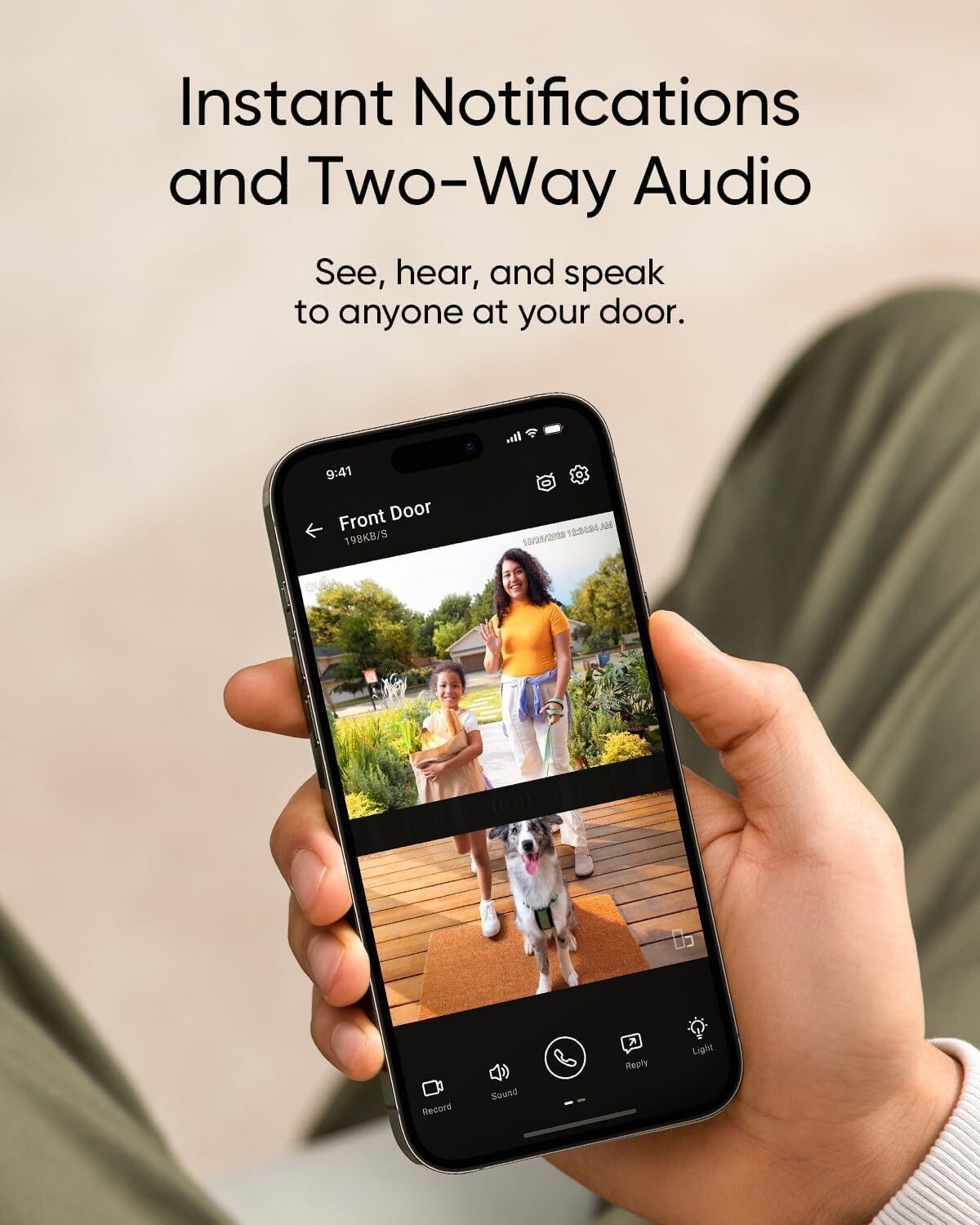 eufy E340 Wireless Video Doorbell Security Dual Camera with Extra Battery New