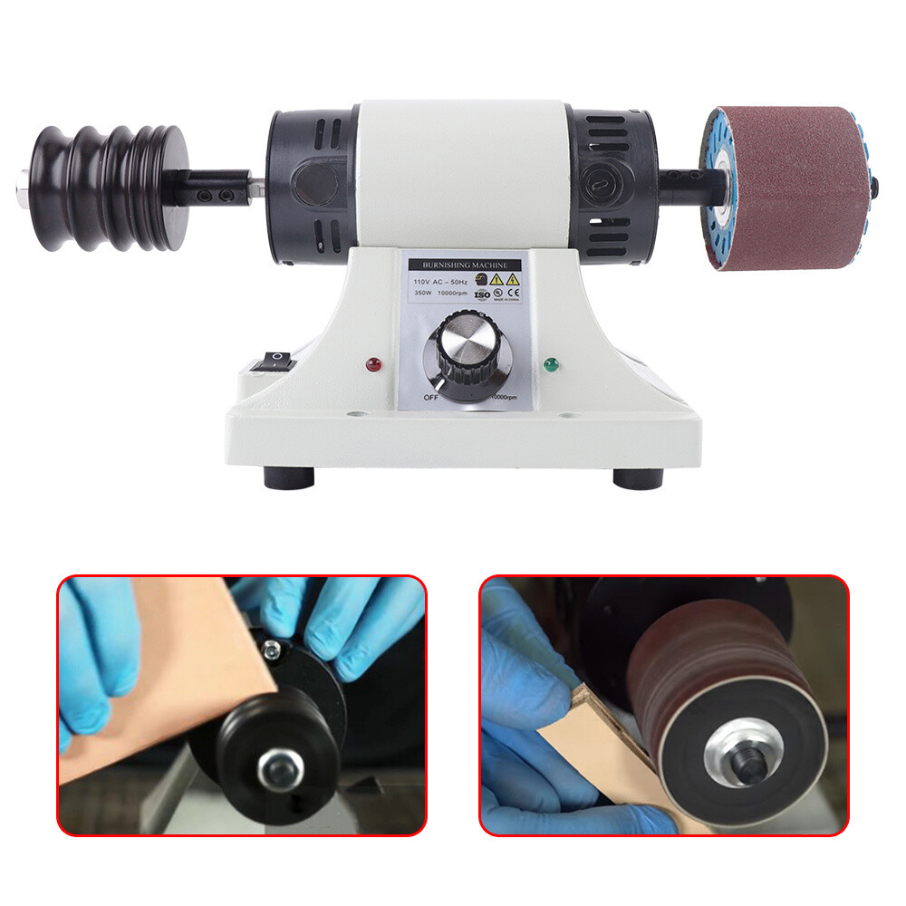 110V Electric Edge Grinding Machine Burnishing Machine Leather Polishing Machine