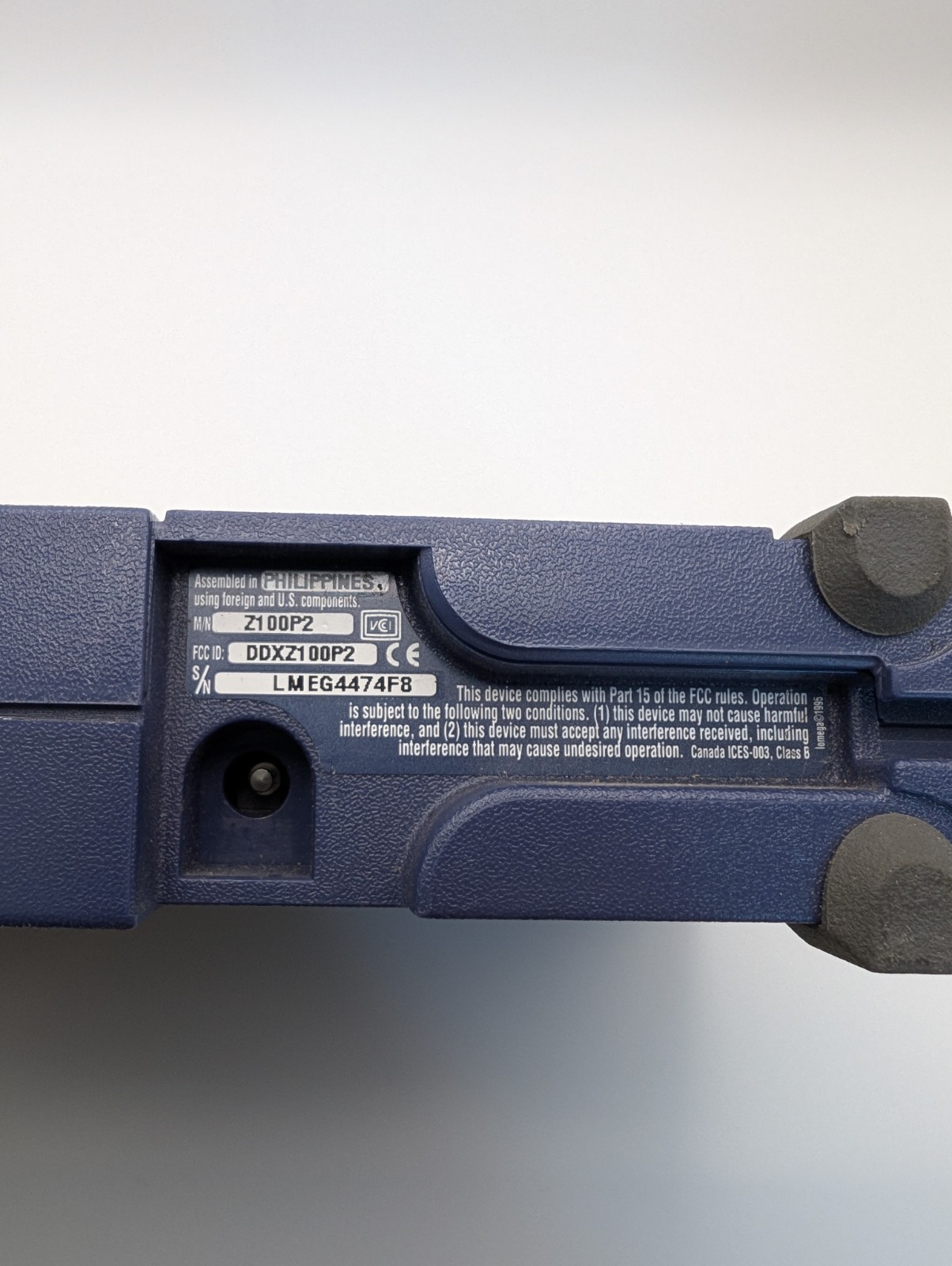 Iomega Zip Drive 100 Z100P2 External Parallel Drive Power Supply