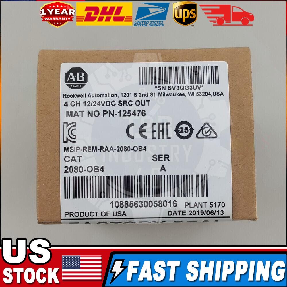 2080-OB4 AB Micro800 4 Point Source Output Spot Goods Brand New in Box!