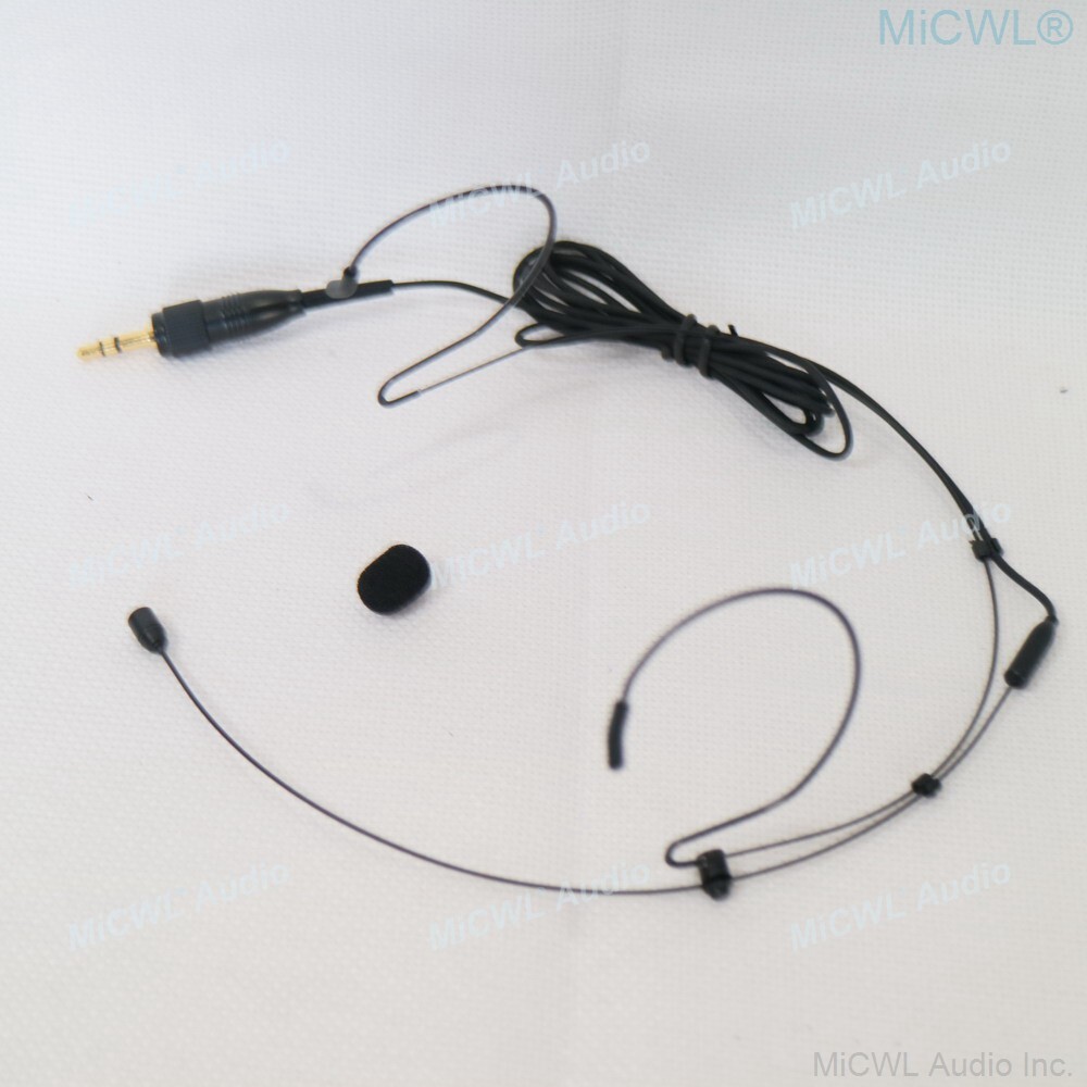Headworn Head Headset Microphone for Sony UTX B03 URX UWP BeltPack Transmitter