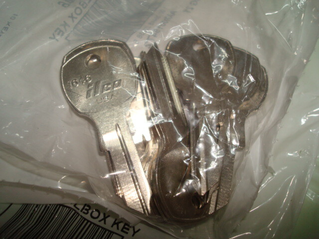 50 Key Blanks – Ilco USA 1646 Key Blanks Usps Mailbox Keys. BRAND NEW KEYS