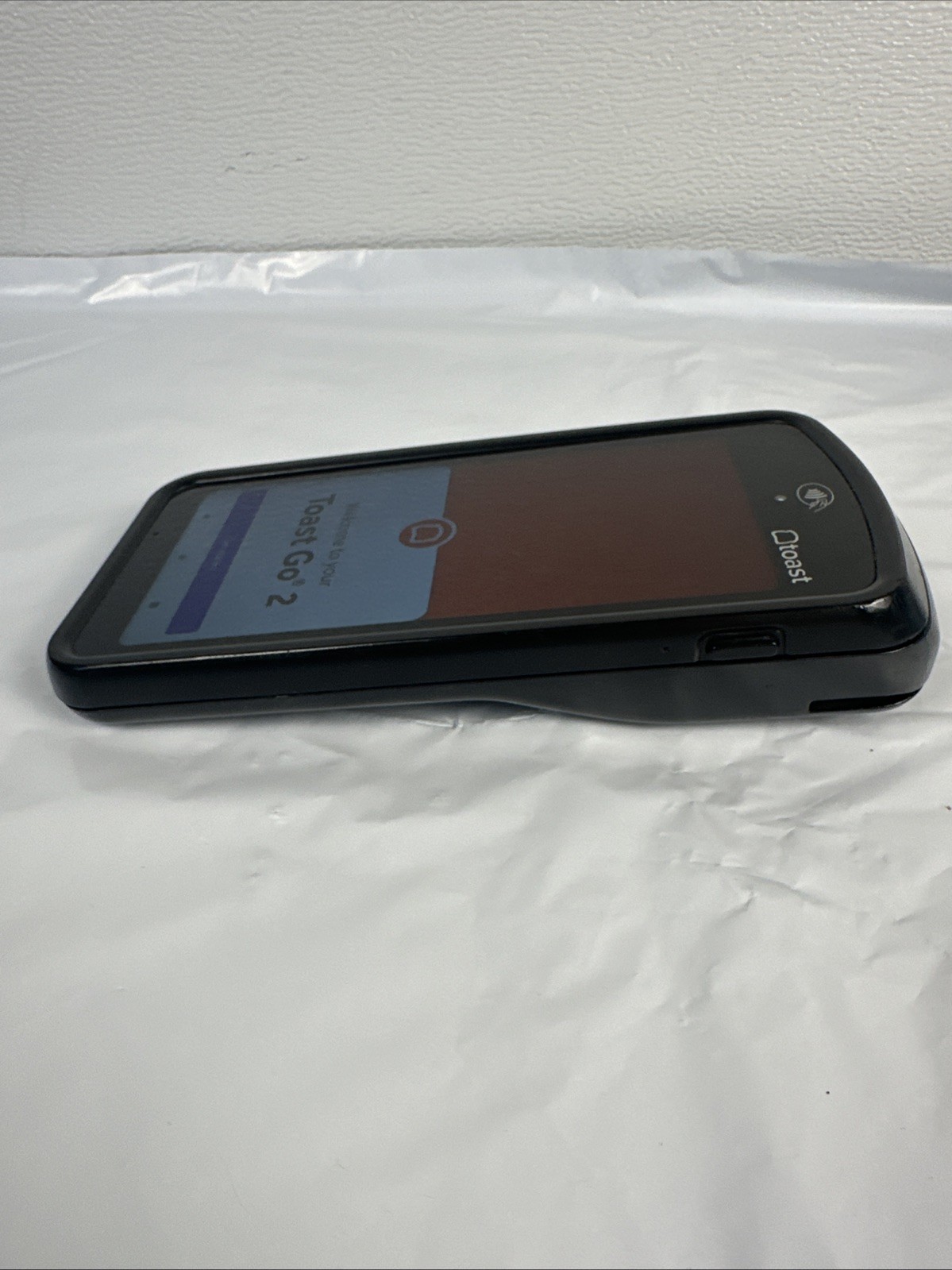 Toast Go 2 TG200 Handheld POS - Tested Working - Charging Cable - Case Damage