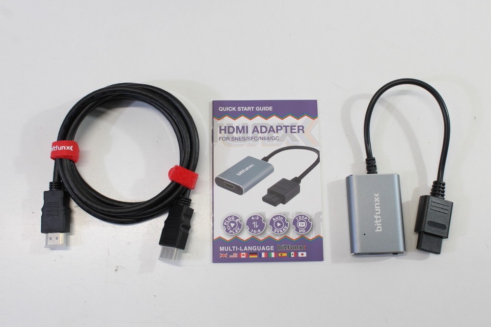 For Nintendo 64 GameCube SNES Super Famicom AV S-Video to HDMI Adapter Bitfunx