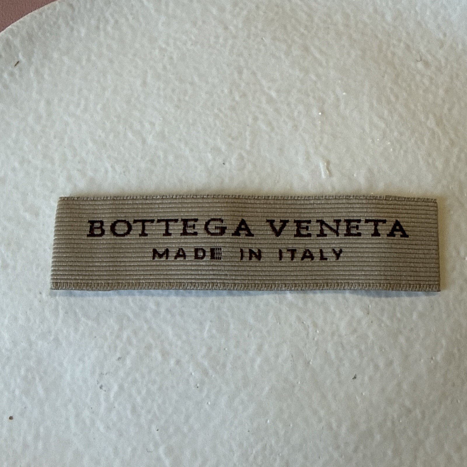 Bottega Veneta 1  Designer Tag LABEL Replacement Sewing Accessories 6 X 1 cm