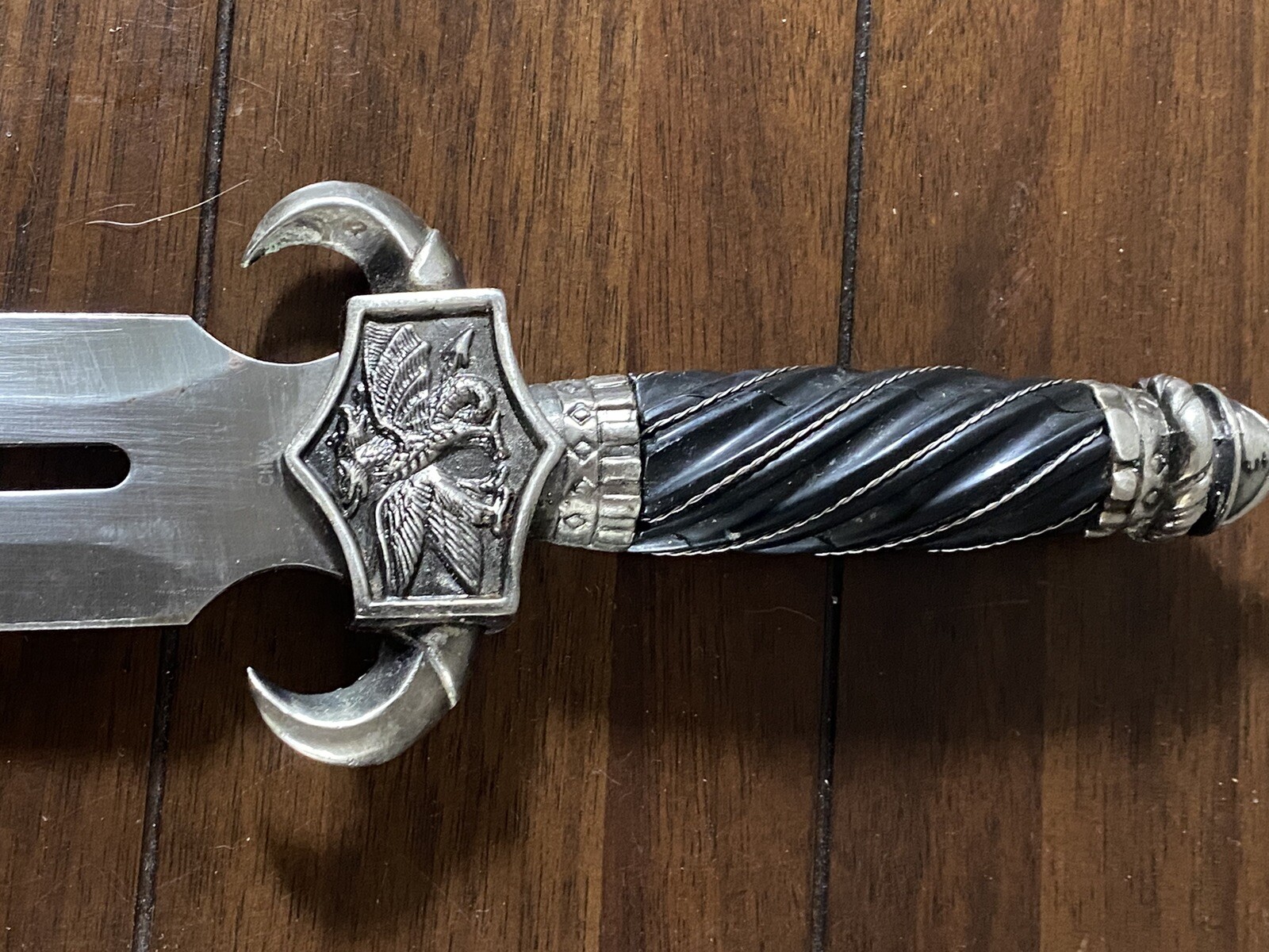Double Dragon Claw Dagger + Sheath, Athame, Wiccan Pagan Ritual