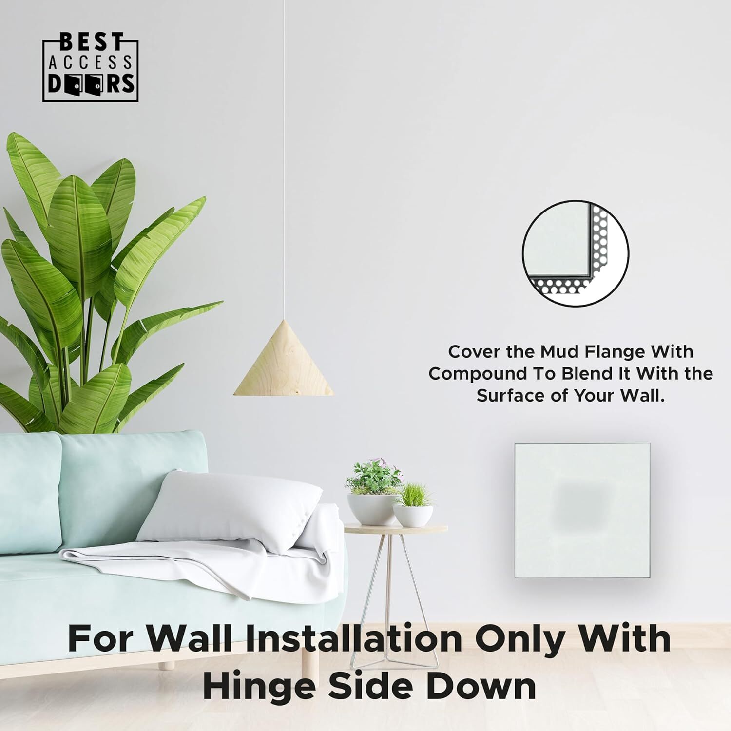 Best 18” x 18” Access Panel, High-Grade Aluminum Frame Access Door (BA-IVHDF)