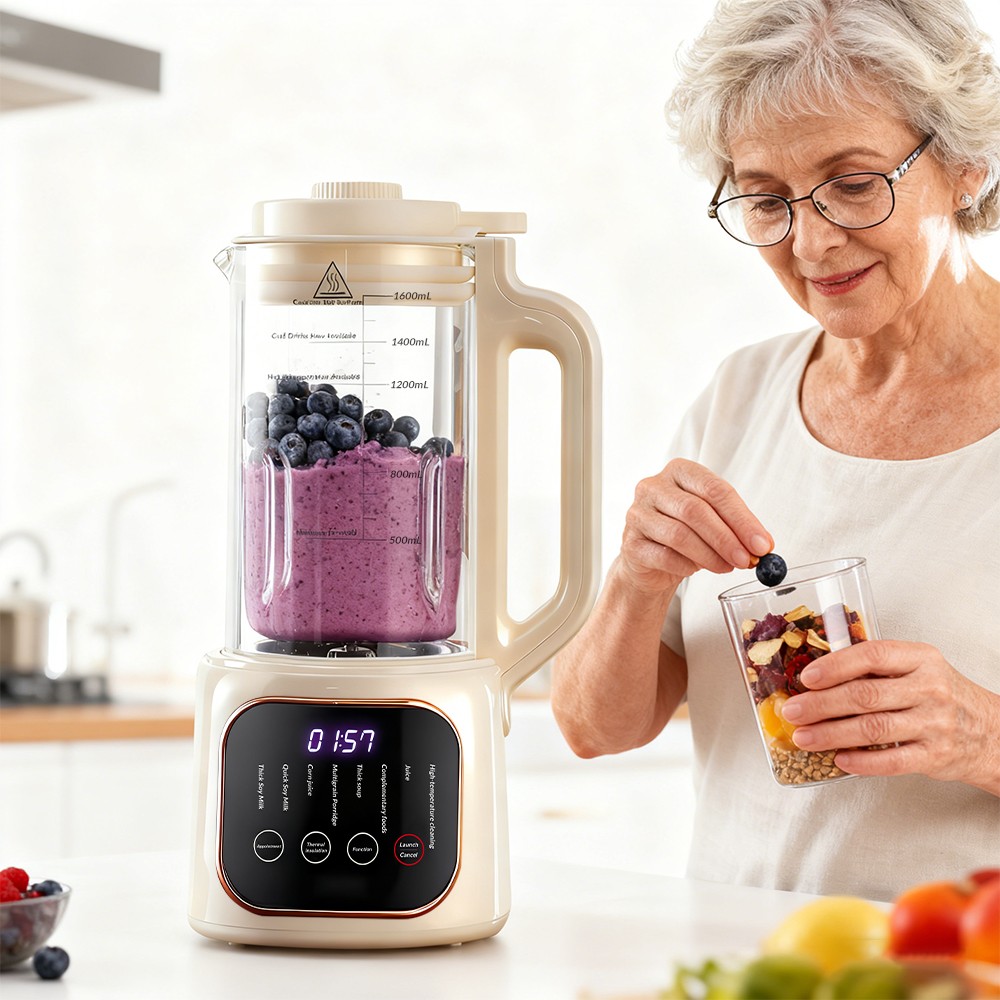 8IN1 Nut Milk Maker Machine 50oz Self-Cleaning Multi-Functional Soy Milk Blender