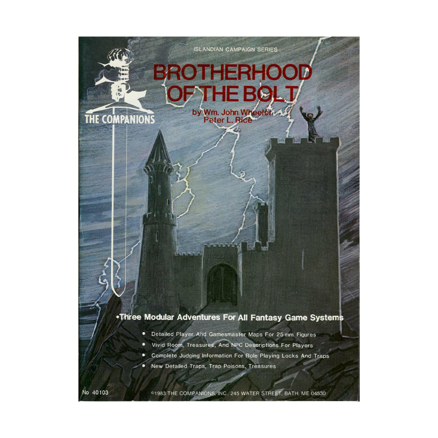 The Companions Fantasy RPG Brotherhood of the Bolt VG