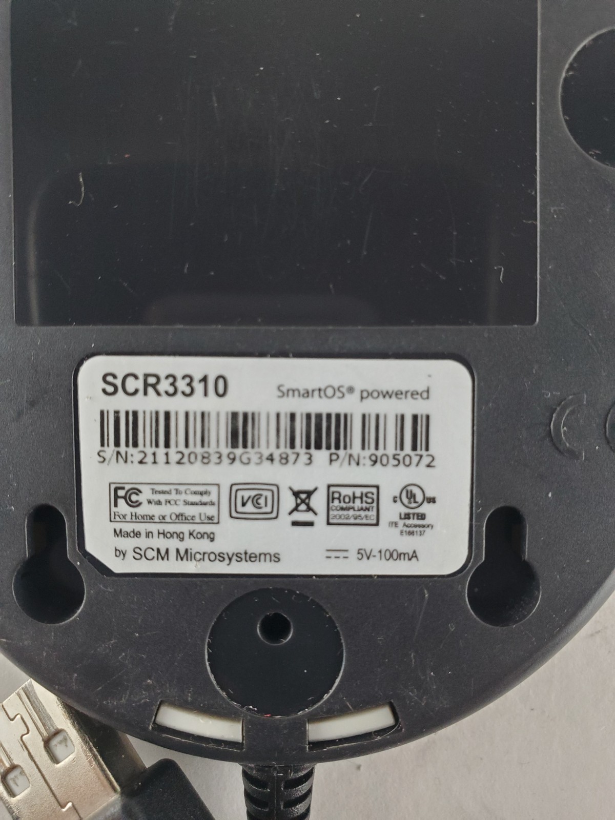 Identiv SCR3310 USB Smart Card Reader SmartOS